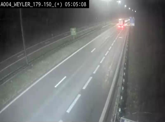 Webcam juste après la sortie 31 Arlon qui permet de rejoindre l'E411 depuis la N82