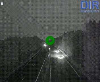 Webcam sur le périphérique de Caen (N814) à l'est de la ville, à Mondeville hauteur de la sortie 2, Presqu'île-Rives de l'Orne, au bout de l'autoroute A13