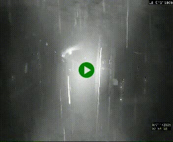 Webcam au carrefour de la croisade, à la jonction entre la N22 et la N320, avant le poste de douane franco-andorrane. Webcam à 1790 mètres d'altitude