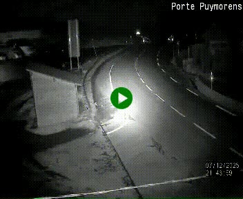 Webcam Col du Puymorens sur N320, en direction de Pas de la Casa (Andorre)