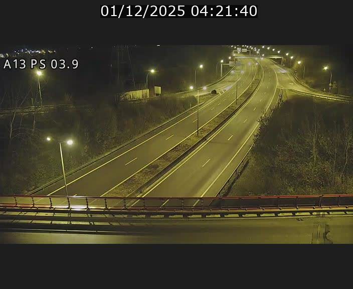 Traffic live webcam Luxembourg Differdange - A13 direction Esch-sur-Alzette - BK 3.9