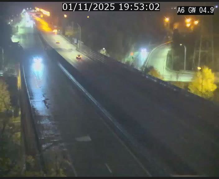 Traffic live webcam Luxembourg Croix de Cessange - A6 - BK 4.9 - direction Belgique