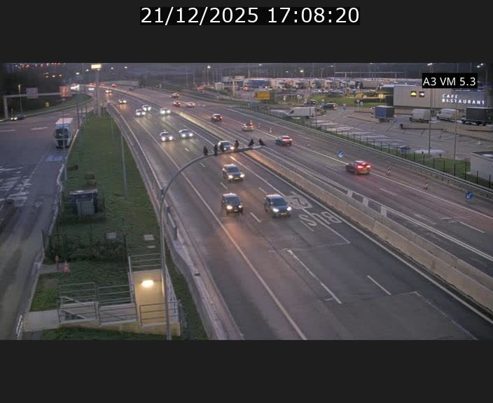 Traffic live webcam Luxembourg Aire de Berchem - A3 - BK 5 - direction France