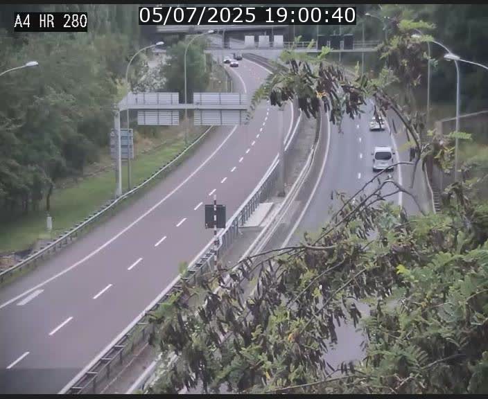 Webcam traffic A4 Luxembourg - BK 0.2 - P+R Bouillon (direction Luxembourg)