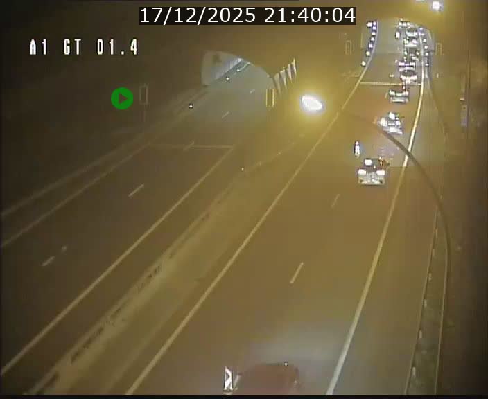 Traffic live webcam Luxembourg Hesperange - A1 direction Kirchberg - BK 1.4