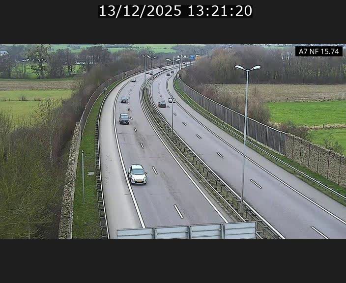 Caméra trafic Luxembourg - A7, Tunnel Mersch, entrée nord, direction Lorentzweiler