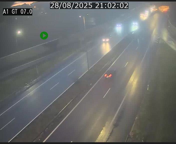 Traffic live webcam Luxembourg Cents - A1 direction Kirchberg - BK 7