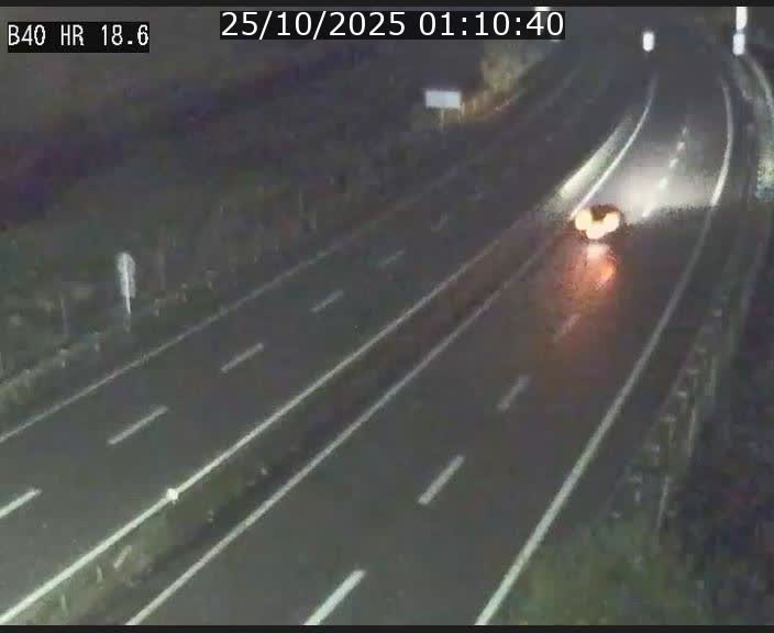 Webcam sur la route de liaison entre Micheville et Esch-Belval à la frontière entre le Luxembourg et la France. Vue orientée vers la Lorraine.