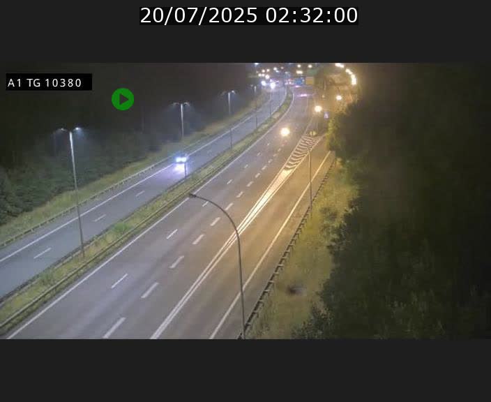 Traffic live webcam Luxembourg Senningerberg - A1 direction Luxembourg Kirchberg - BK 10.3