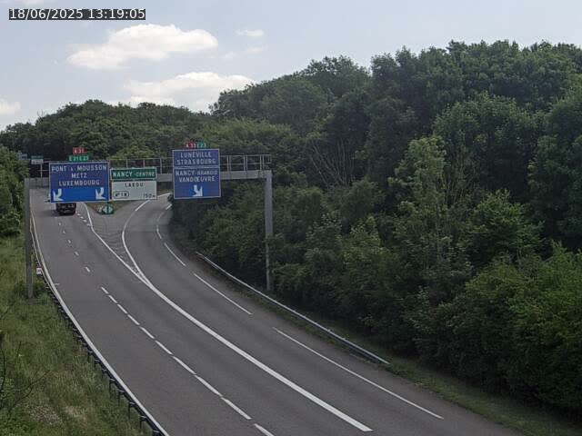 Caméra autoroute France - Biffurcation A31/A33, Laxou direction Nancy