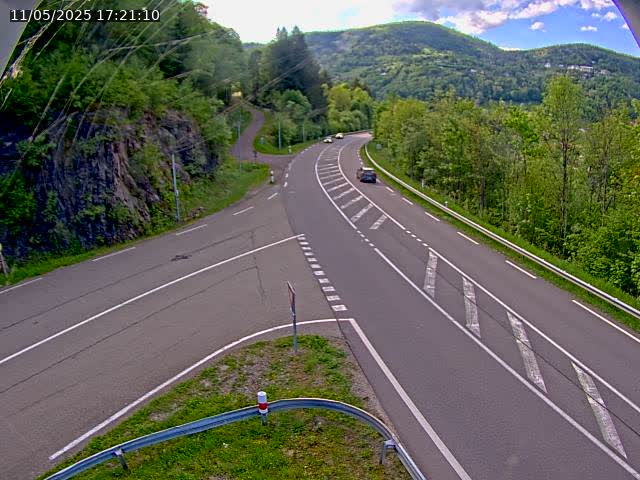 Caméra autoroute France - N66, col du Bussang direction Remiremont