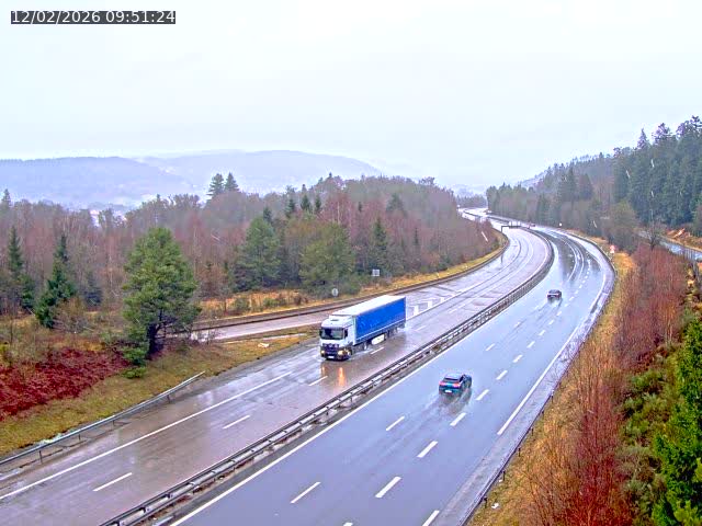 Caméra autoroute France - N57, Côte de la demoiselle direction Remiremont