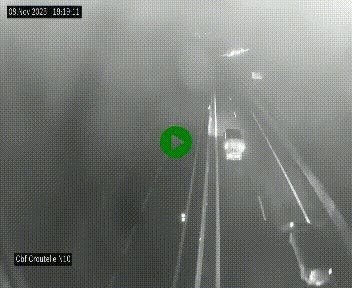Webcam routière au début de la N10, au sud de Poitiers, proche de la jonction avec l'A10
