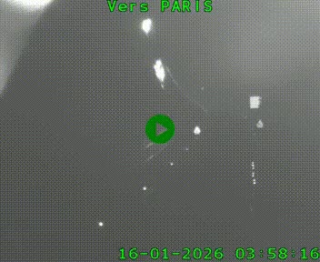 Caméra routière sur l'autoroute A20 à Bessines-sur-Gartempe. Vue orientée vers Paris