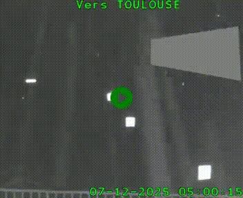 Caméra routière sur l'autoroute A20 à Noailles, en périphérie de Brive-la-Gaillarde. Vue orientée vers Toulouse