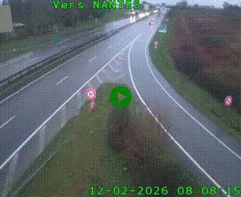 Webcam N147 au nord de Poitiers et à la jonction avec la A10