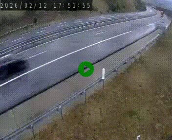 Caméra autoroute A75 à hauteur de la sortie 42 (Rodez, Laissac, Aire de l'Auvergne) située sur la commune d'Auberoques, près de Sévérac-le-Château
