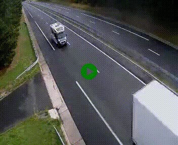 Caméra autoroute A75 à hauteur du col des Issartets en direction de Montpellier