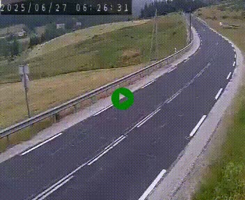 Webcam routière au niveau du col de la Chavade en Ardèche, sur la N102 à 1266 mètres d'altitude