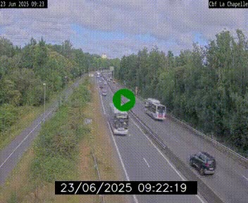Webcam sur le périphérique de Nantes (N844) à hauteur de Porte de la Chapelle, au nord de la ville