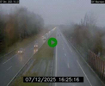 Webcam sur le périphérique de Rennes (N136) à hauteur de Maurepas, au nord de la ville
