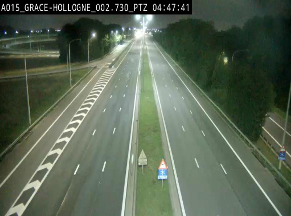 Caméra trafic Belgique - Grâce-Hollogne - E42, jonction avec A604, direction Loncin/Aéroport de Liège -  BK 3.2