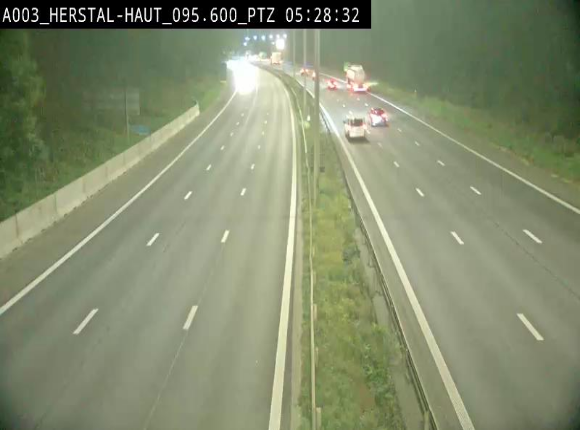 Webcam E40 à Herstal en direction de Liège et en provenance d'Aachen