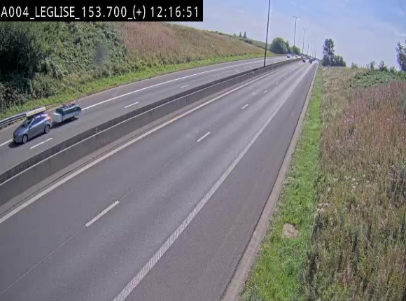 Webcam autoroute E411 à hauteur de Léglise, en direction de Luxembourg
