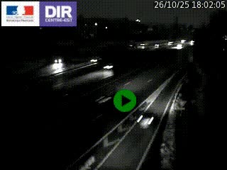 Webcam sur la Nationale 201 à hauteur de la sortie Chambéry-Nord, avant à la jonction entre l'A41 et l'A43, en direction de Lyon