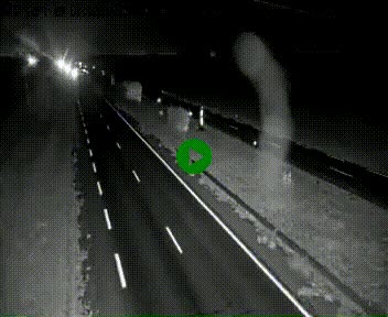 Webcam à hauteur de Vert-en-Drouais sur la N12, en périphérie de Dreux. Vue orientée vers Alençon