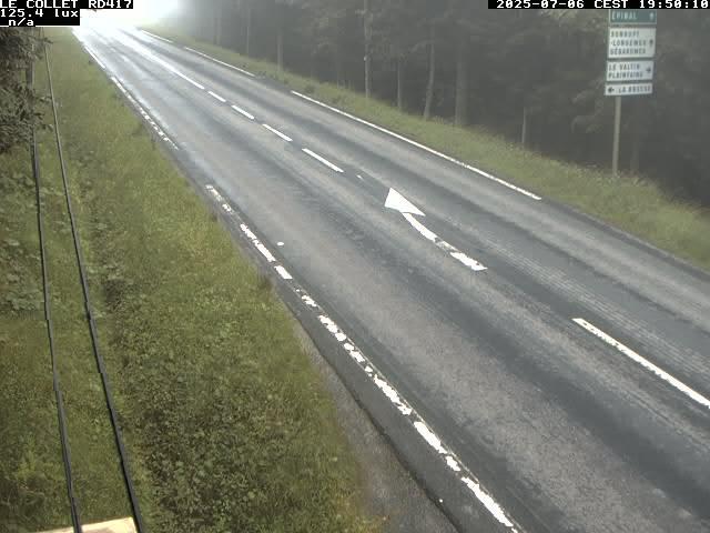 Caméra du Collet sur la route de Colmar (D417)