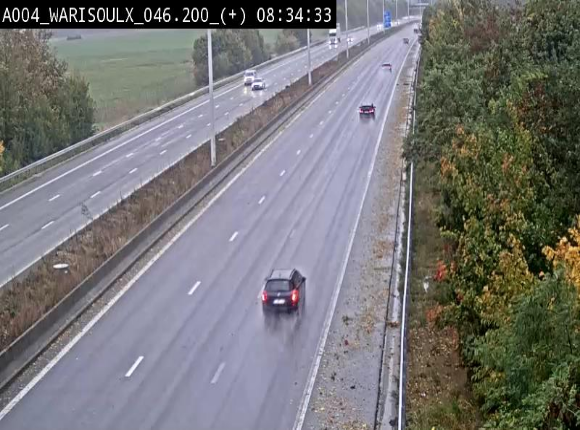 Webcam autoroute Belgique - Warissoulx - E411 - BK 46.2