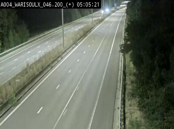 Webcam autoroute Belgique - Warissoulx - E411 - BK 46.2