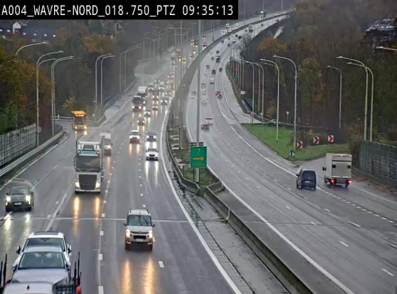 Webcam traffic E411(A4) - BK 18.7 - Bierges (Wavre Nord)