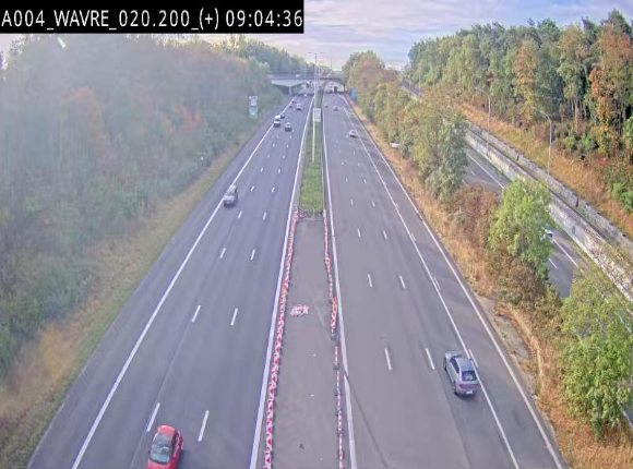 Webcam @ Wavre-sud KP 19.6, A4/E411