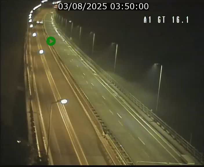 Traffic live webcam Luxembourg Niederanven - A1 direction Allemagne - BK 16.1