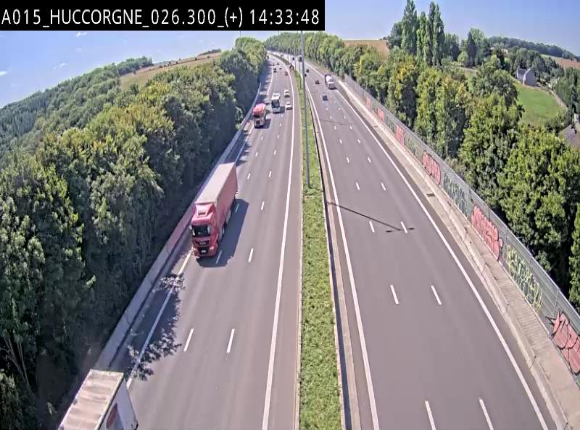Webcam autoroute Belgique - Viaduc de Huccorgne - E42 