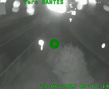 Webcam N147 au nord de Poitiers et à la jonction avec la A10