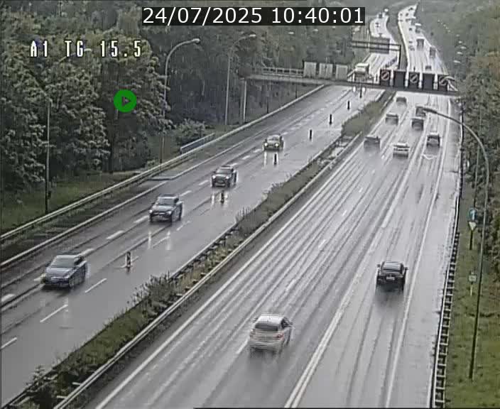 Traffic live webcam Luxembourg Munsbach - A1 direction Luxembourg - BK 15.5