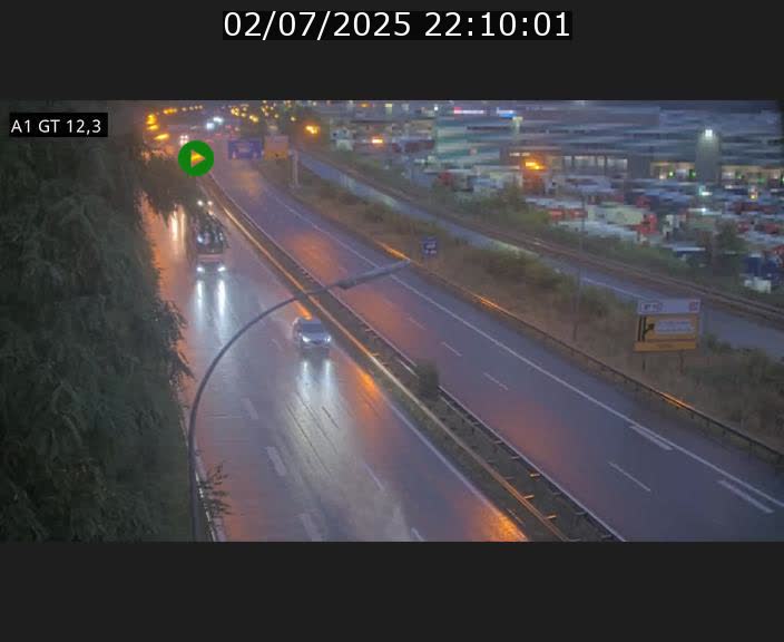 Traffic live webcam Luxembourg Senningerberg - A1 direction Allemagne - BK 12.3