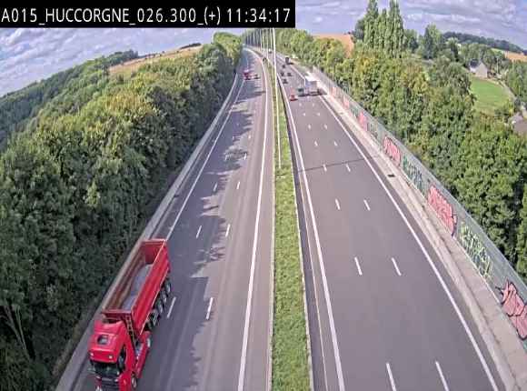Webcam autoroute Belgique - Viaduc de Huccorgne - E42 