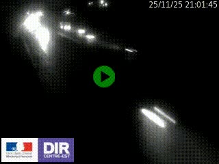 Webcam routière à Saint-Etienne-Terrenoire sur la RN88 avant la jonction entre l'A72 et le Boulevard Périphérique de Saint-Etienne