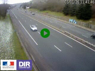 Webcam routière à Saint-Etienne-Terrenoire sur la RN88 avant la jonction entre l'A72 et le Boulevard Périphérique de Saint-Etienne