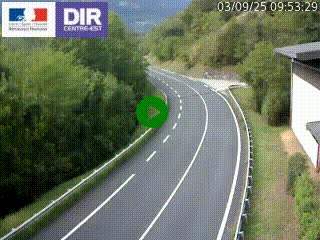 Caméra trafic sur la N90 à Bourg-Saint-Maurice, en provenance d'Aoste et en direction d'Albertville