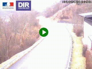 Caméra trafic sur la N90 à Bourg-Saint-Maurice, en provenance d'Aoste et en direction d'Albertville