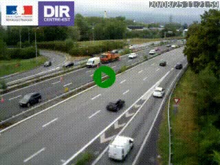 Caméra routière à hauteur de la sortie 15 Chambéry-centre au PK 4,103 en direction d'Albertville