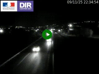 Caméra autoroute à Saint-Etienne (Les Littes) à hauteur du Ikea Saint-Etienne sur l'A72 en direction de Roanne