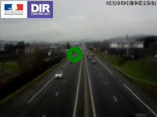 Caméra autoroute à Saint-Etienne (Les Littes) à hauteur du Ikea Saint-Etienne sur l'A72 en direction de Roanne