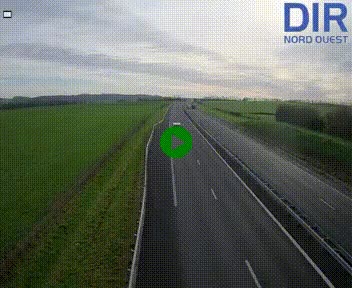 Webcam sur A84 à hauteur de l'échangeur de Poilley avec la N175, au sud d'Avranches