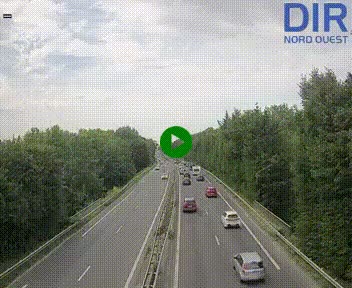 Webcam sur le périphérique de Caen (N814) à l'est de la ville, à Mondeville hauteur de la sortie 2, Presqu'île-Rives de l'Orne, au bout de l'autoroute A13